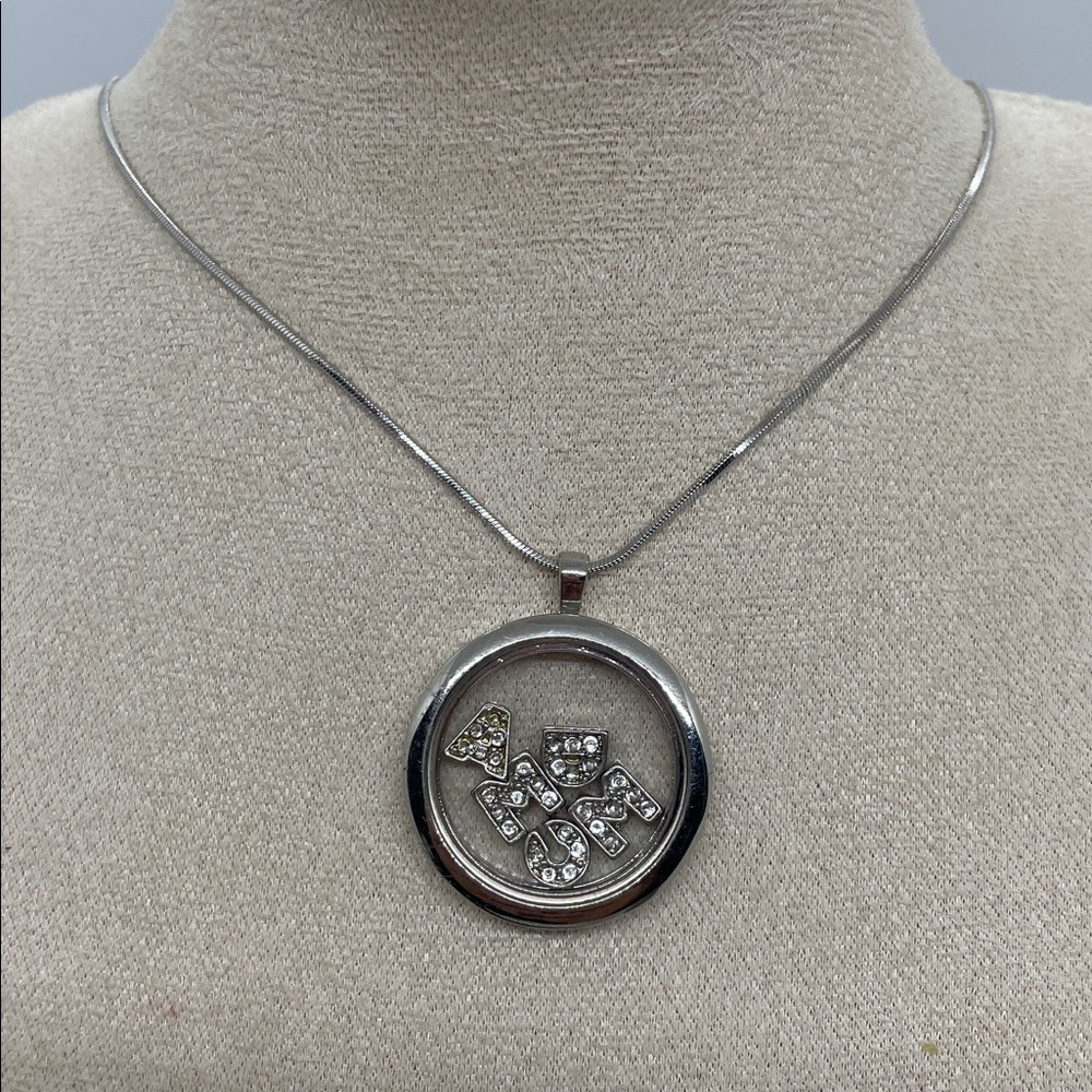 Undee Bandz Pendant Necklace with Crystal Letters